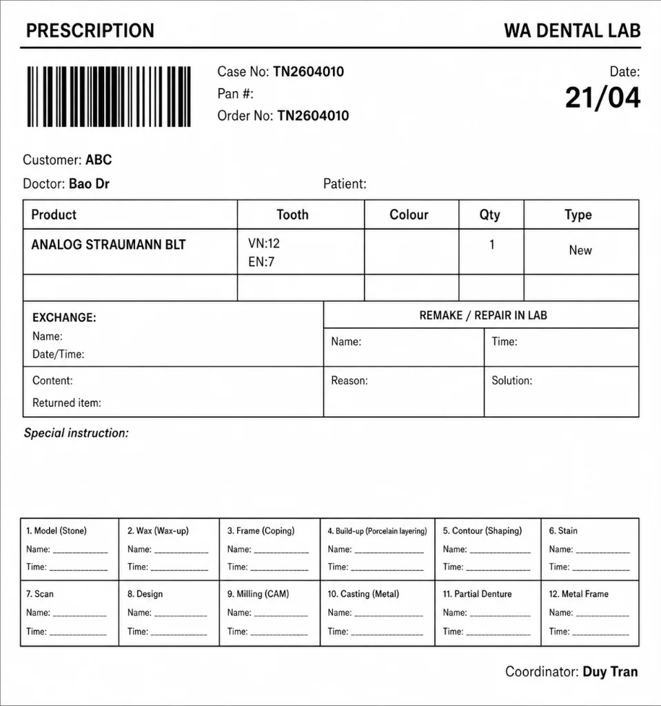 DentalSO Documents and Templates - Affordable dental lab management software, free trial